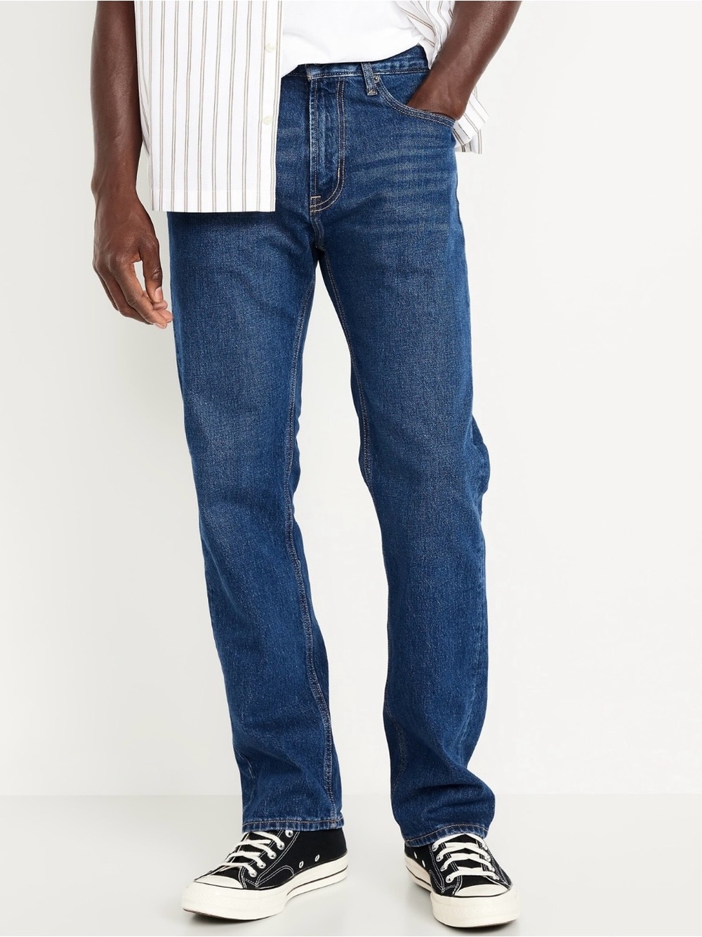 Old Navy Men's Straight-Leg Blue Jeans
